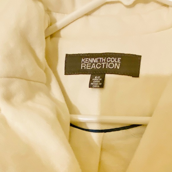 KENNETH COLE REACTION WOMEN DOUBLE BREASTED  BELTED COTTON COAT SIZE S *NEW NT* - Picture 9 of 15